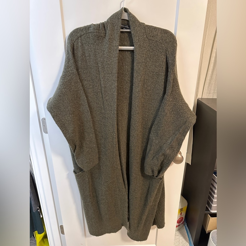 Universal Standard Green wool cardigan- M (sz18-20)